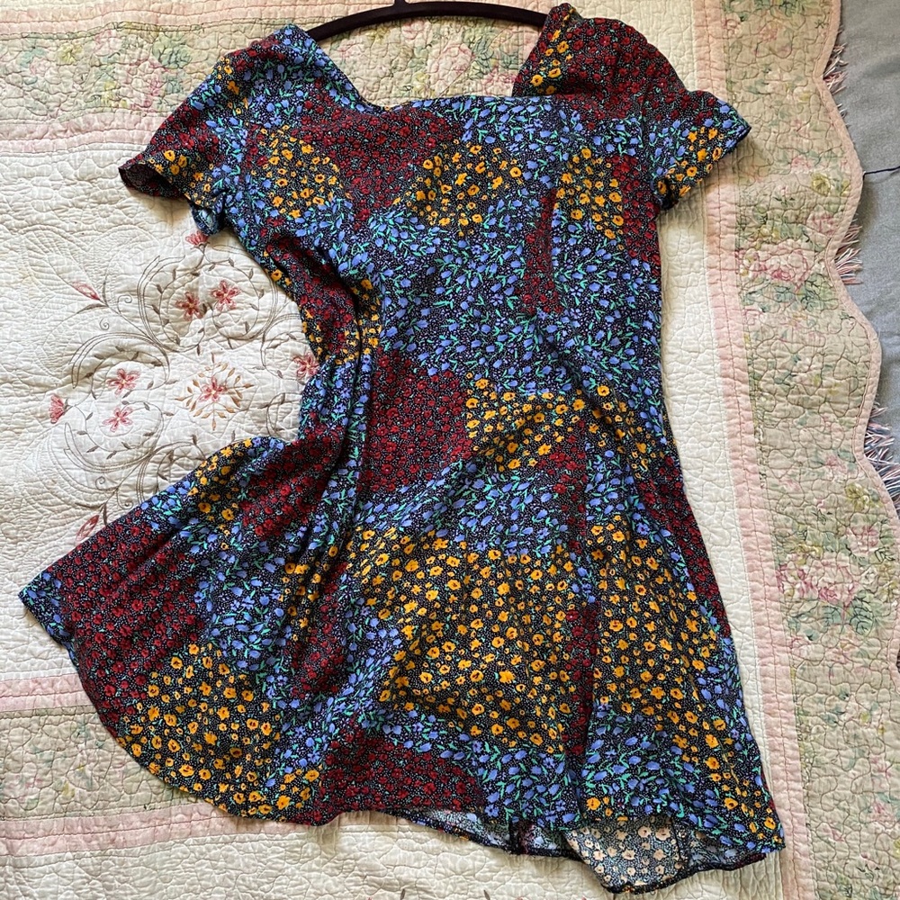 Topshop floral dress.